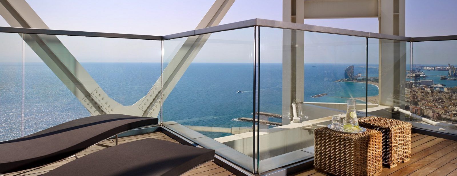 Spa with a view. Hotel Arts Barcelona, Spain